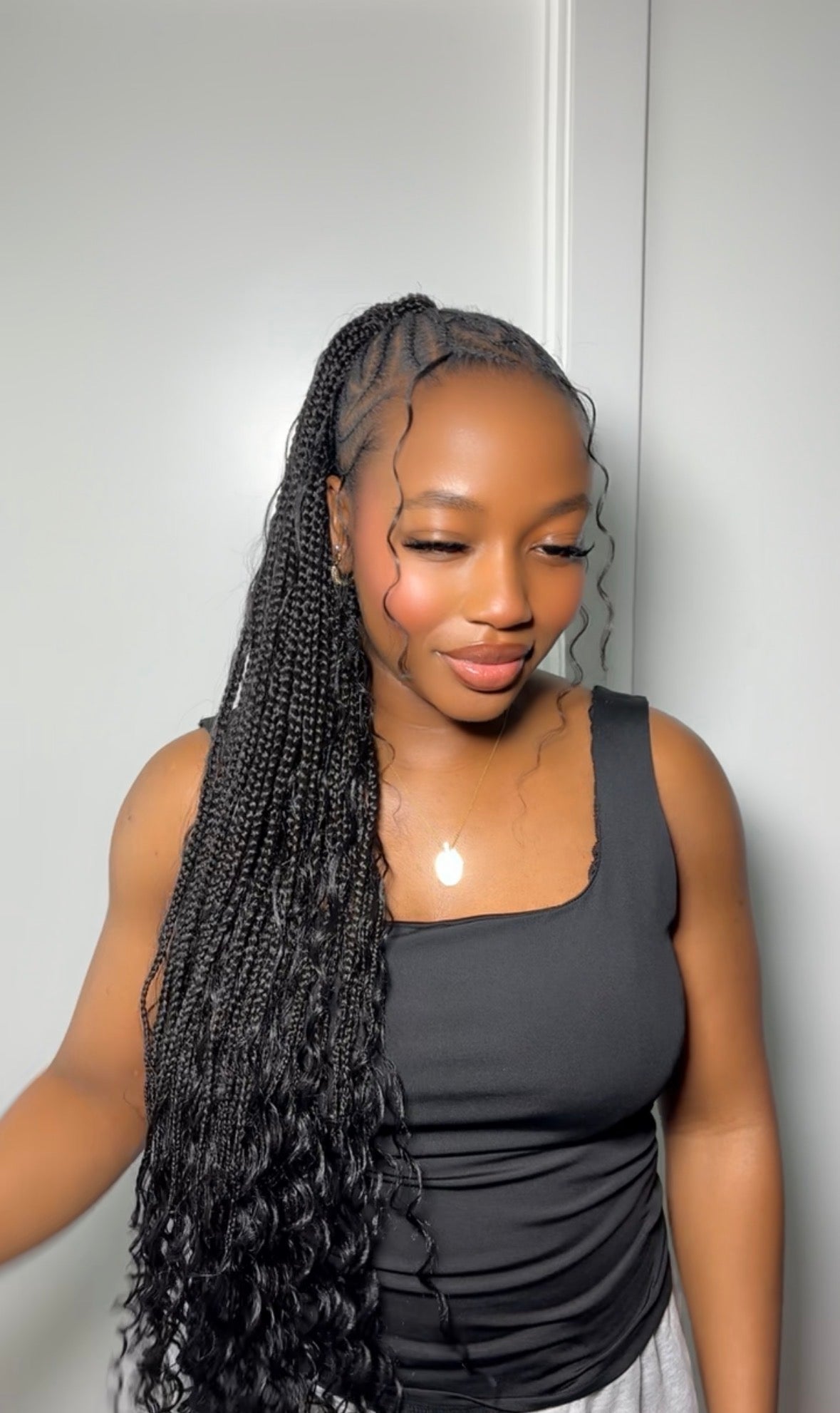 Detachable boho ponytail