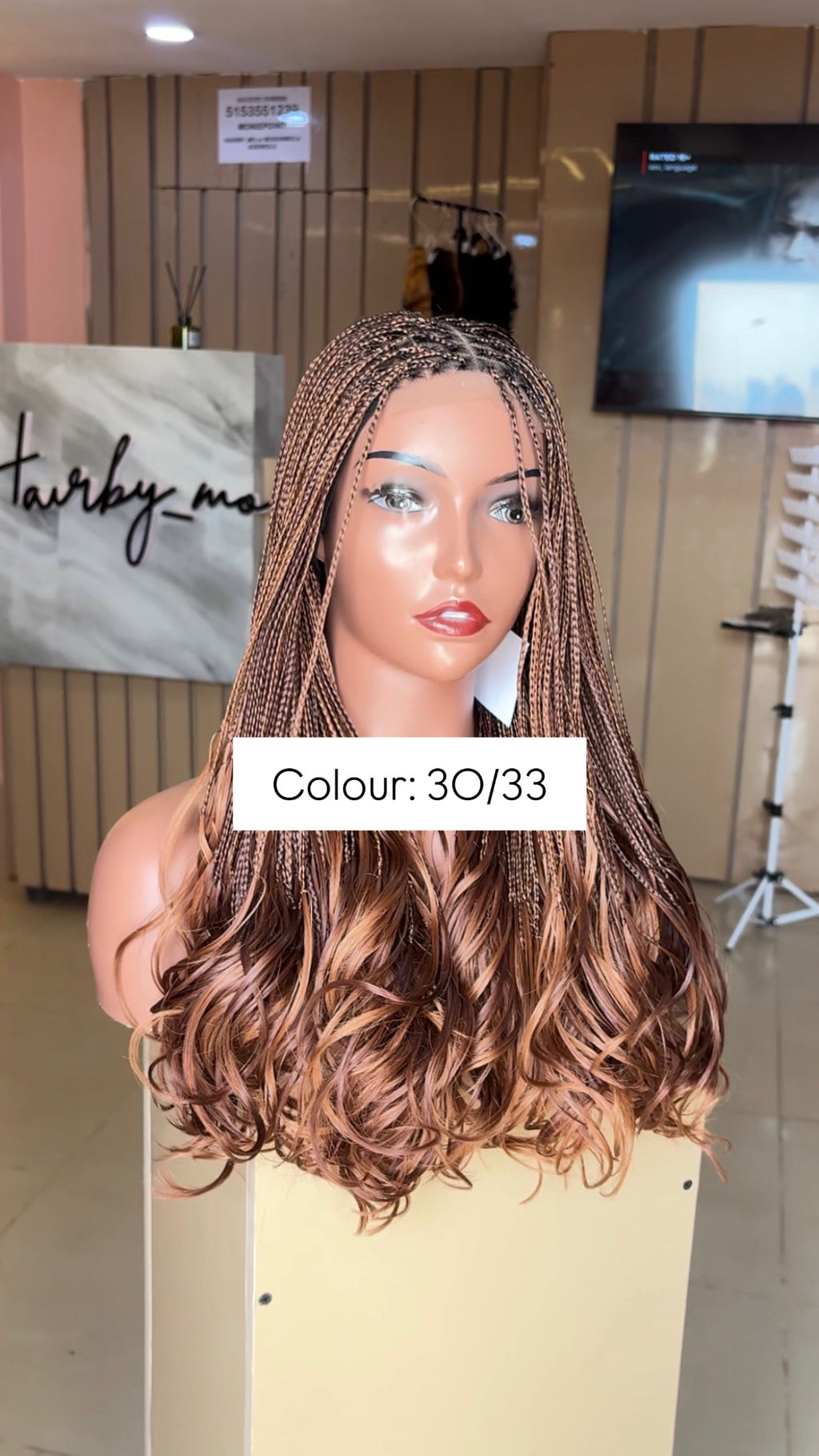 KNOTLESS FRENCH CURLS WIG