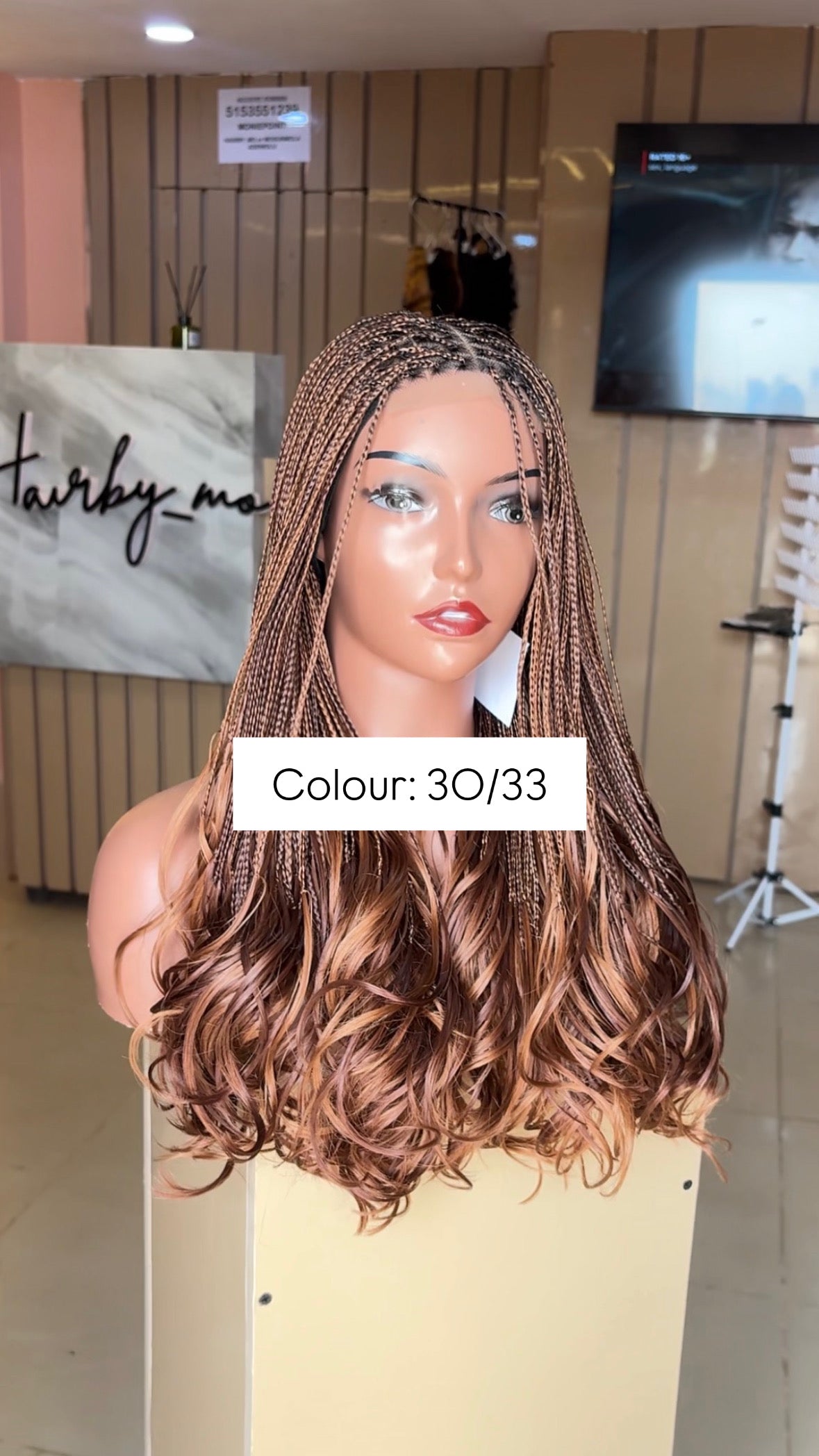 KNOTLESS FRENCH CURLS WIG